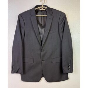 Mantoni 2 Piece Suit Mens 42L/36x32 Charcoal Gray Fine Wool 2 Button Business